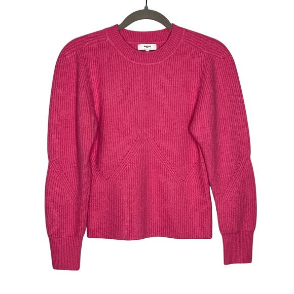 Suncoo Paris Pink Wool Blend Sweater Size T1 Small - Picture 1 of 7